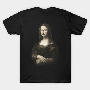 Mona Lisa in Vintage Sepia T-Shirt